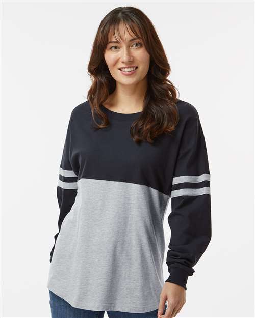 Boxercraft - Women's Pom Pom Long Sleeve Jersey T-Shirt - BW3514