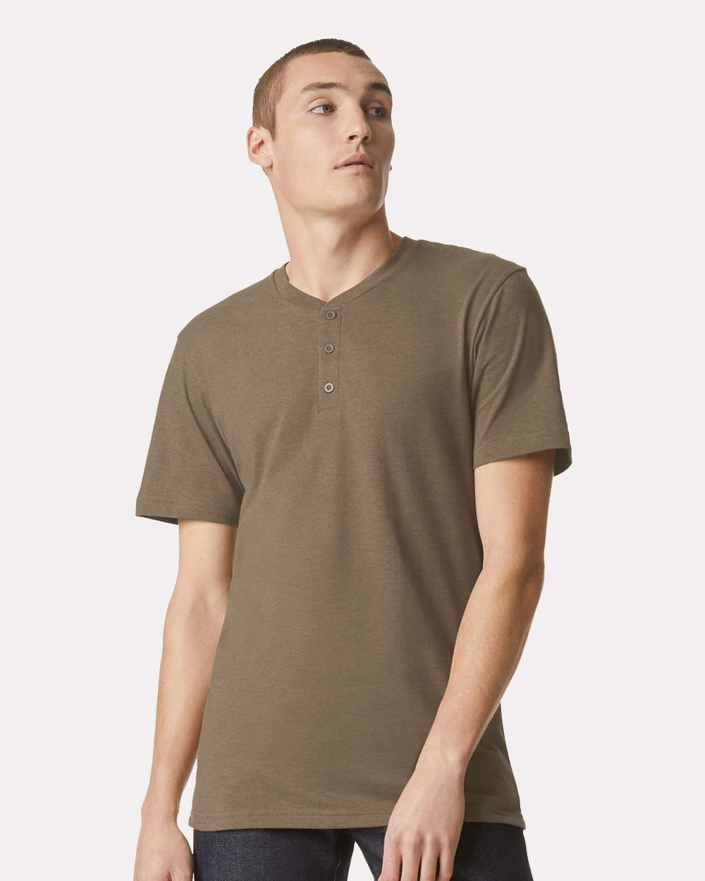 American Apparel - CVC Henley Tee - 2004CVC