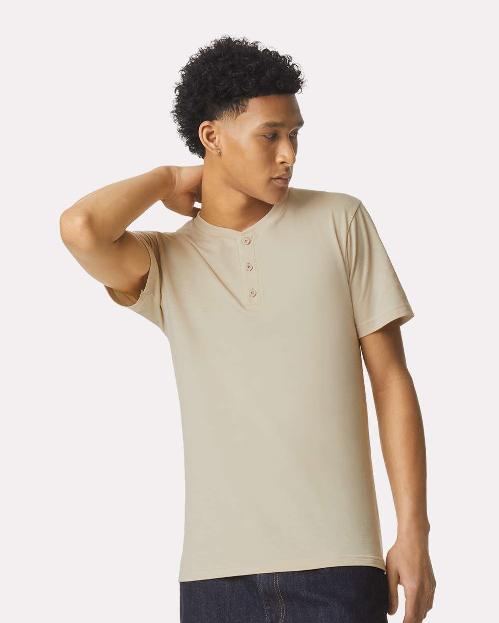 American Apparel - CVC Henley Tee - 2004CVC