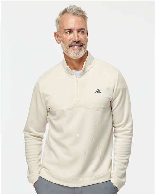 Adidas - Ultimate365 Textured Quarter-Zip Pullover - A2001