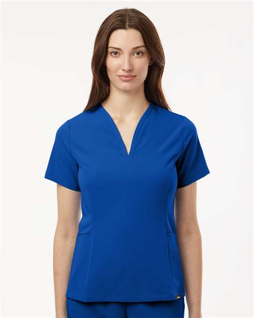 Jaanuu - Women's Calix Fit & Flare Scrub V-Neck Top - W10003