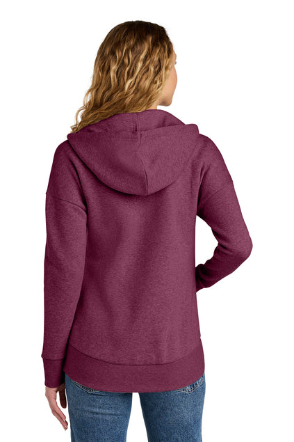 OVERSTOCK -District® Women’s Perfect Weight® Fleece Drop Shoulder Full-Zip Hoodie