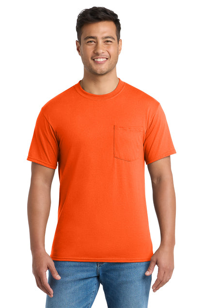 OVERSTOCK -Port & Co™ Core Blend Pocket Tee