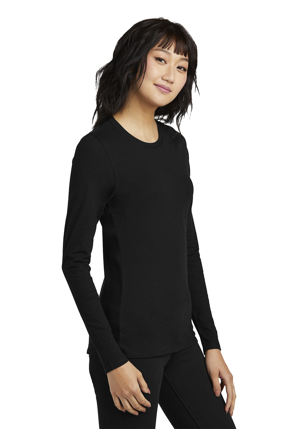 District® Women’s Perfect Blend® CVC Long Sleeve Tee