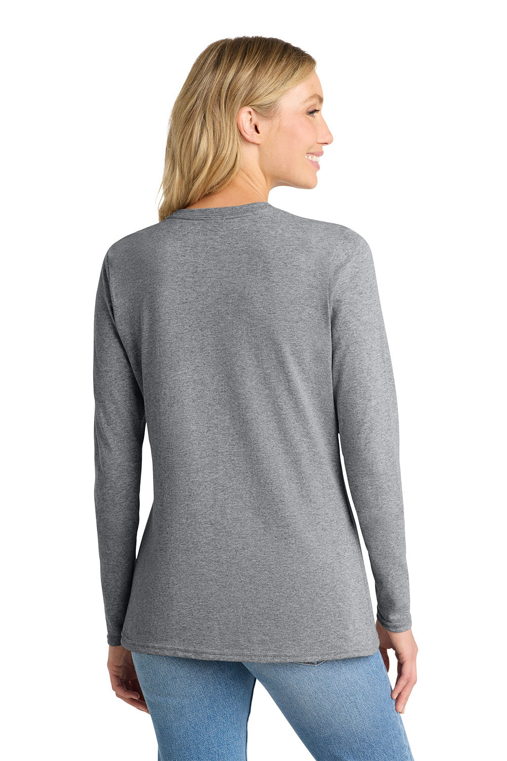 Port & Co™ Women's Long Sleeve Core Cotton Tee
