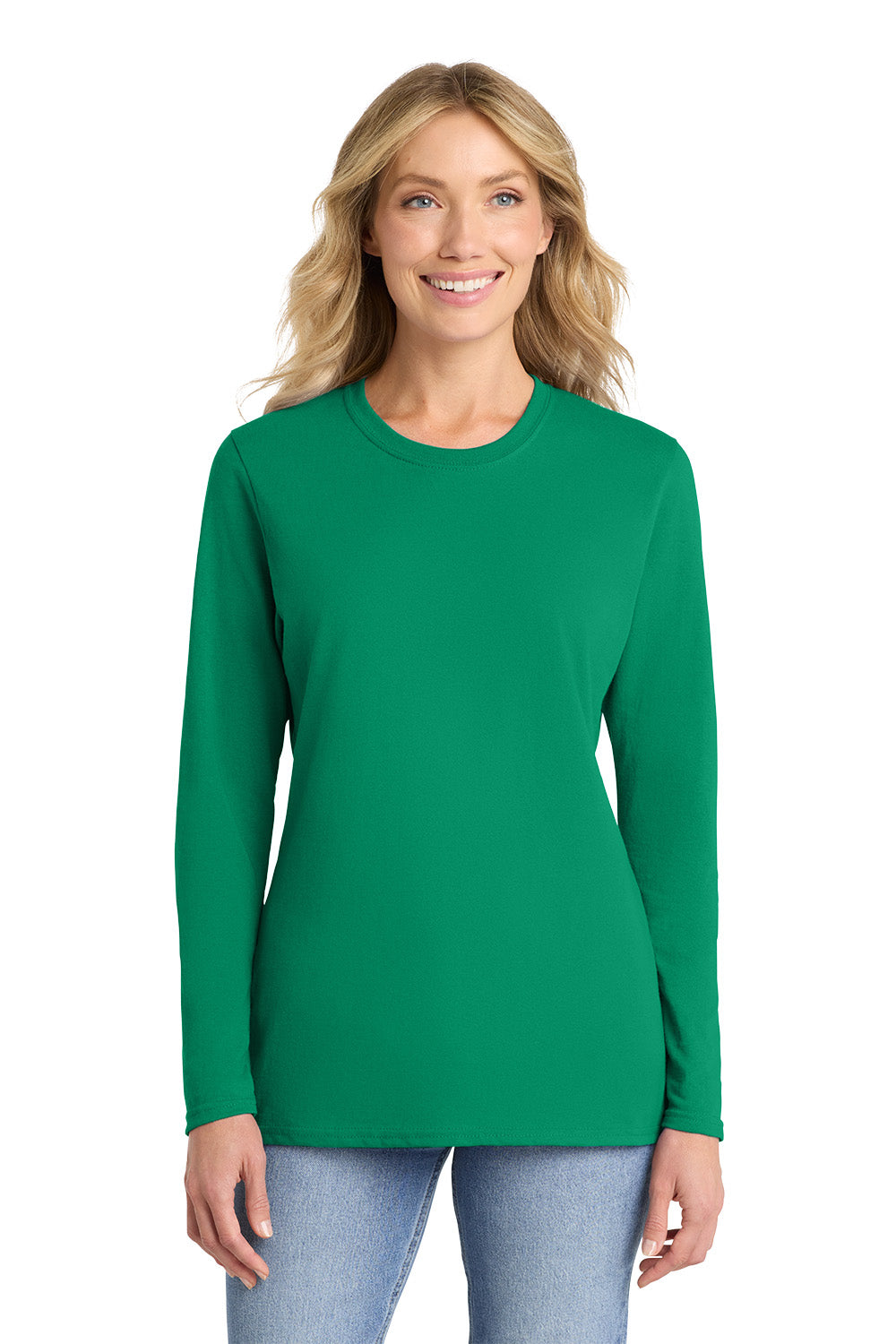 Port & Co™ Women's Long Sleeve Core Cotton Tee