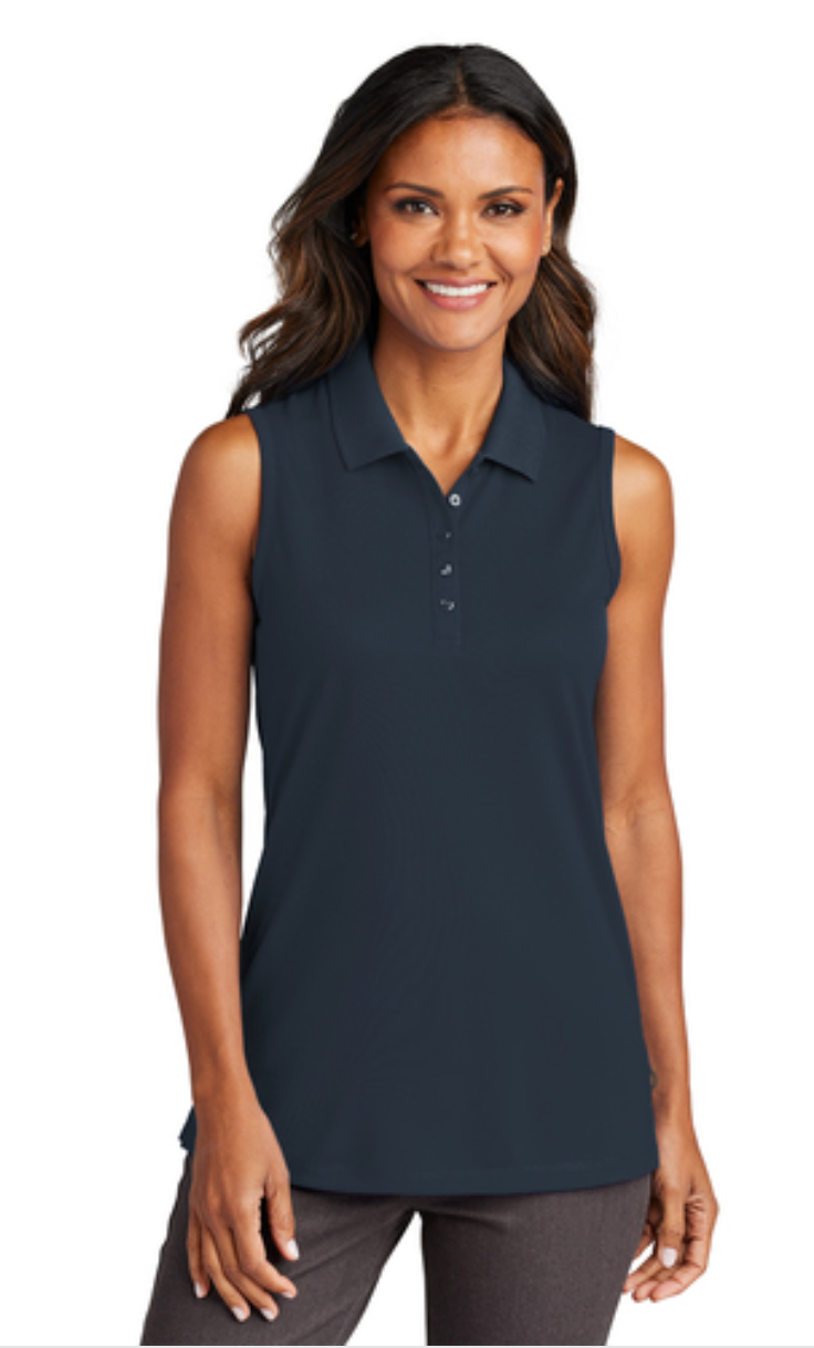 Port Authority® Ladies Dry Zone® UV Micro-Mesh Sleeveless Polo