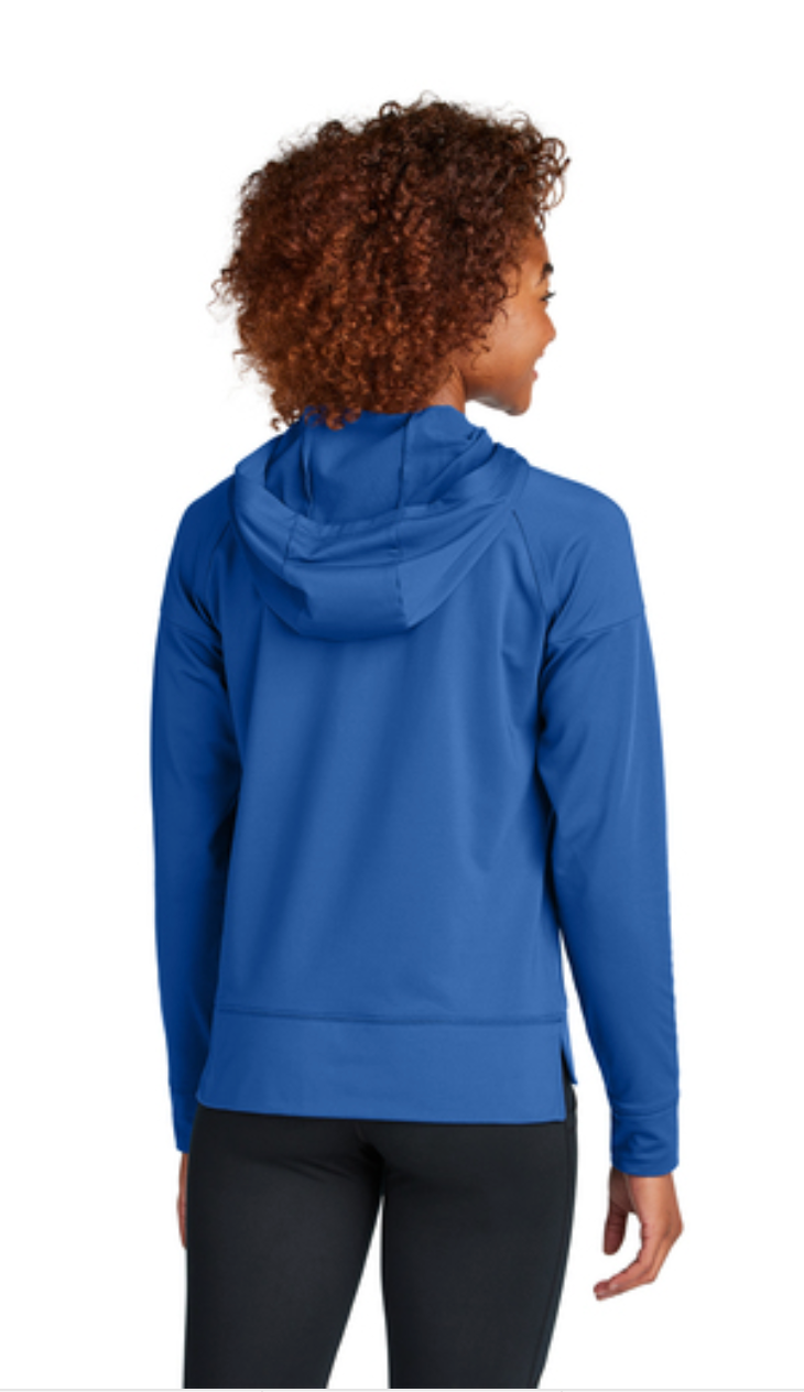 Sport-Tek® Ladies Sport-Wick® Stretch 1/2-Zip Hoodie