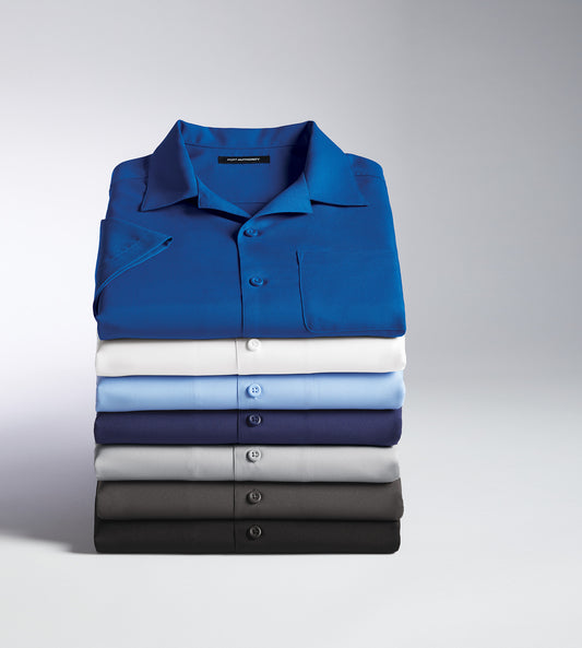 OVERSTOCK-Port Authority ® Short Sleeve Performance Staff Shirt