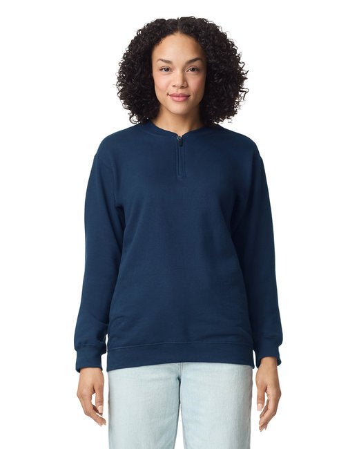 Gildan Unisex Softstyle Midweight Fleece Quarter-Zip Sweatshirt SF008