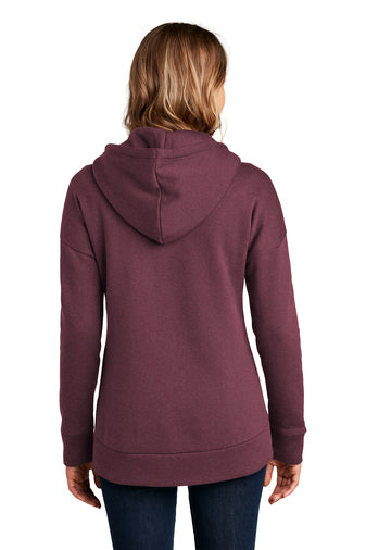 District® Women’s Perfect Weight® Fleece Drop Shoulder Full-Zip Hoodie