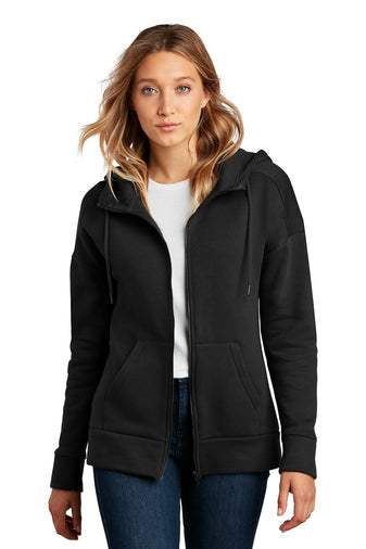 District® Women’s Perfect Weight® Fleece Drop Shoulder Full-Zip Hoodie