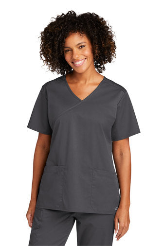 WonderWink® Women’s WorkFlex™ Mock Wrap Top