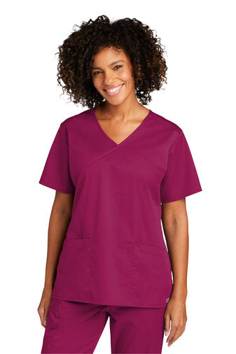 WonderWink® Women’s WorkFlex™ Mock Wrap Top