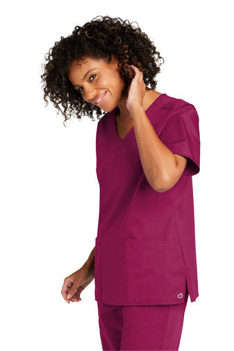 WonderWink® Women’s WorkFlex™ Mock Wrap Top