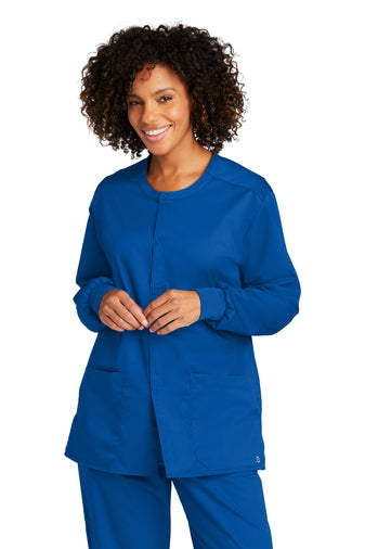 WonderWink® Unisex WorkFlex™ Snap-Front Scrub Jacket