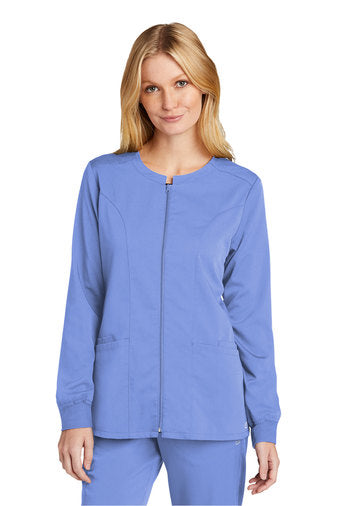 WonderWink® Women’s Premiere Flex™ Full-Zip Scrub Jacket