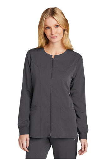 WonderWink® Women’s Premiere Flex™ Full-Zip Scrub Jacket