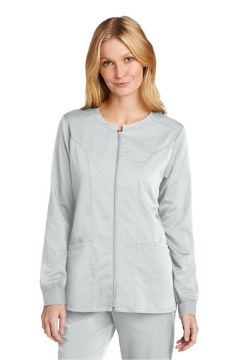 WonderWink® Women’s Premiere Flex™ Full-Zip Scrub Jacket