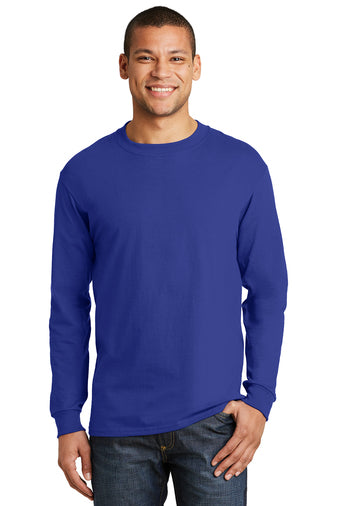 Hanes® Beefy-T® - 100% Cotton Long Sleeve T-Shirt