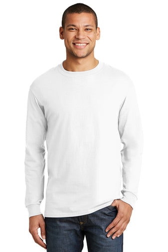 Hanes® Beefy-T® - 100% Cotton Long Sleeve T-Shirt