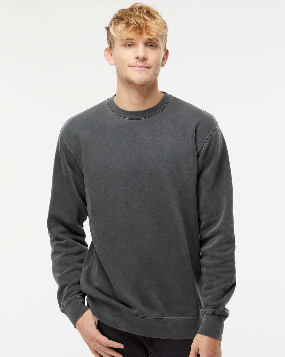 Independent Trading Co. - Unisex Midweight Pigment-Dyed Crewneck Sweatshirt - PRM3500