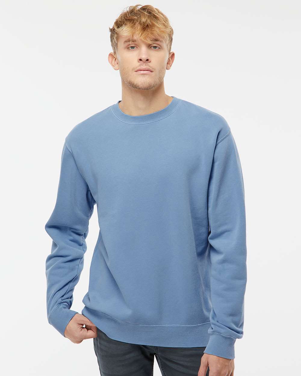 Independent Trading Co. - Unisex Midweight Pigment-Dyed Crewneck Sweatshirt - PRM3500