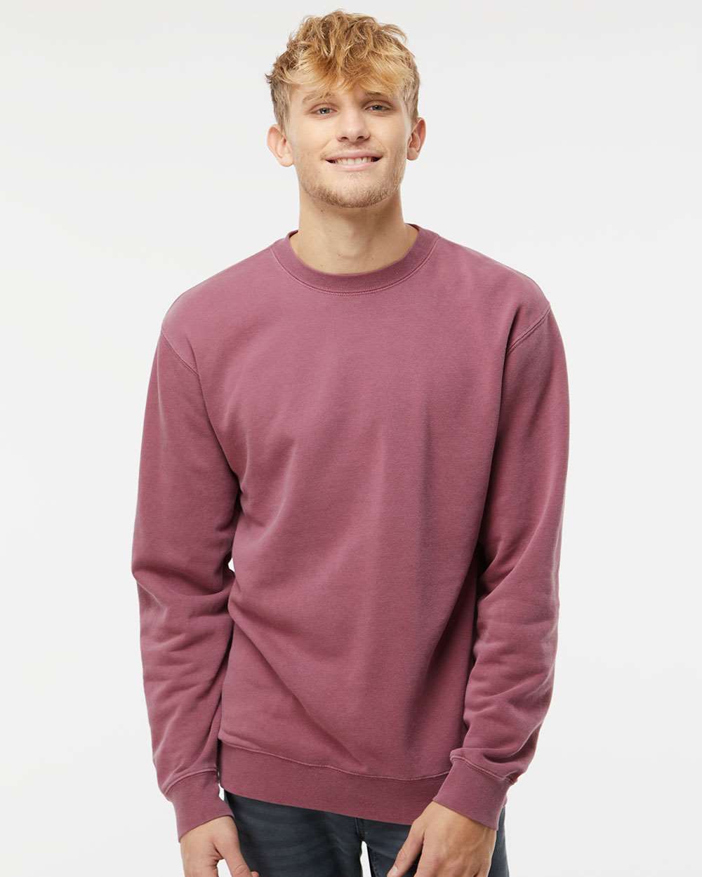 Independent Trading Co. - Unisex Midweight Pigment-Dyed Crewneck Sweatshirt - PRM3500