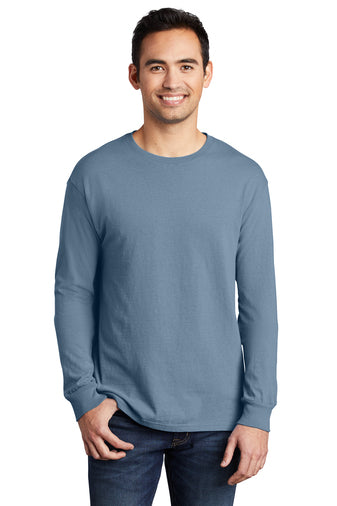 Port & Company® Beach Wash® Garment-Dyed Long Sleeve Tee