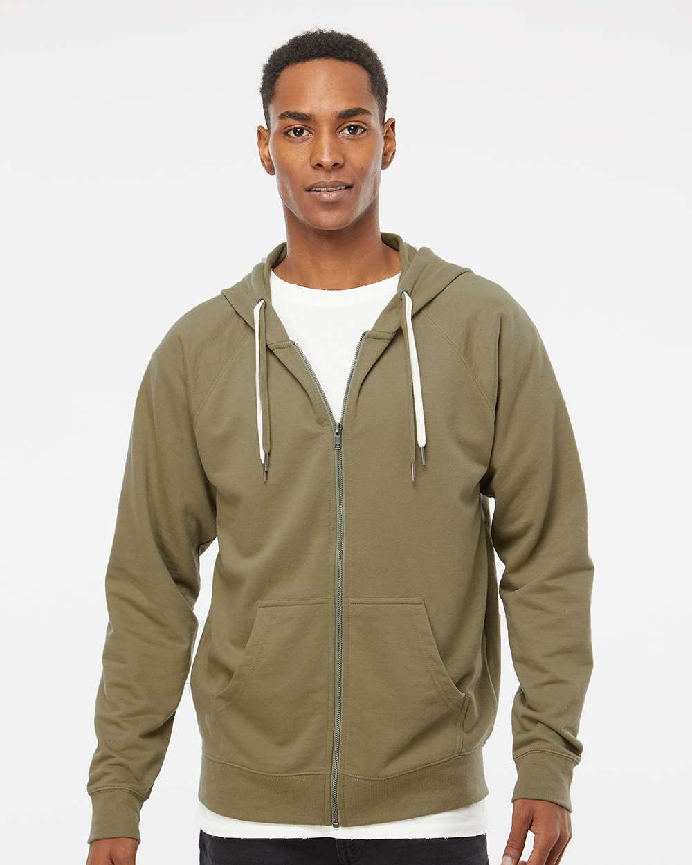 Independent Trading Co. - Icon Unisex Lightweight Loopback Terry Full-Zip Hooded Sweatshirt - SS1000Z