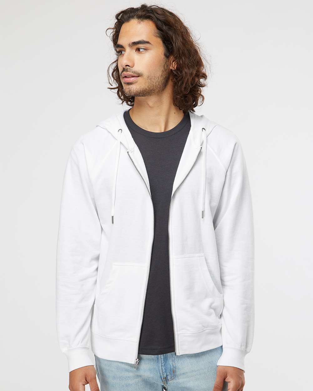 Independent Trading Co. - Icon Unisex Lightweight Loopback Terry Full-Zip Hooded Sweatshirt - SS1000Z