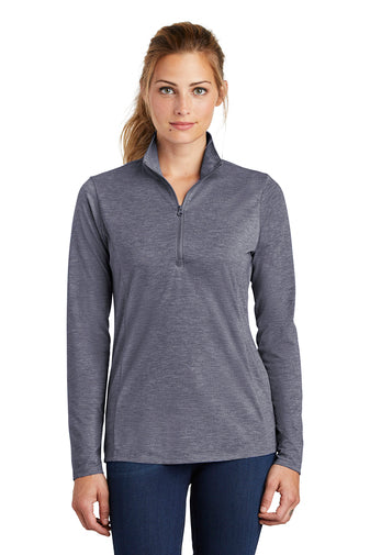 Sport-Tek ® Ladies PosiCharge ® Tri-Blend Wicking 1/4-Zip Pullover