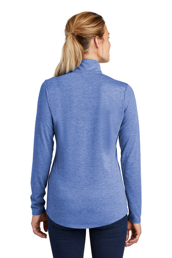 Sport-Tek ® Ladies PosiCharge ® Tri-Blend Wicking 1/4-Zip Pullover