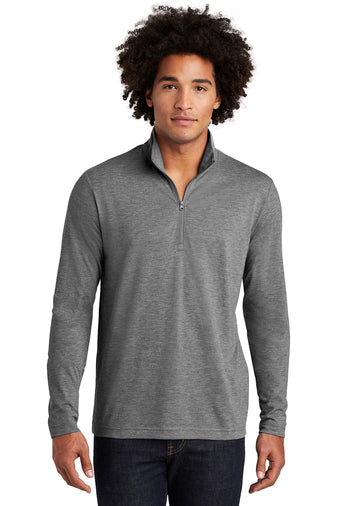 Sport-Tek ® PosiCharge ® Tri-Blend Wicking 1/4-Zip Pullover