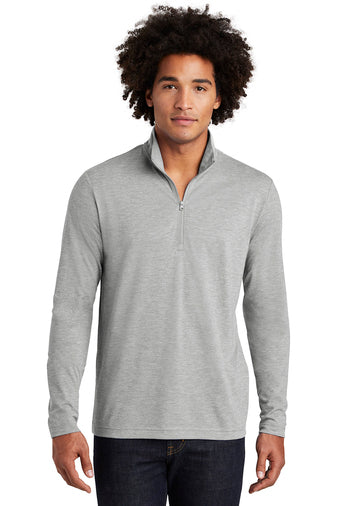 Sport-Tek ® PosiCharge ® Tri-Blend Wicking 1/4-Zip Pullover