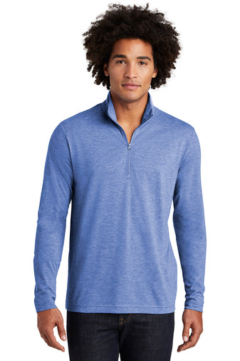 Sport-Tek ® PosiCharge ® Tri-Blend Wicking 1/4-Zip Pullover