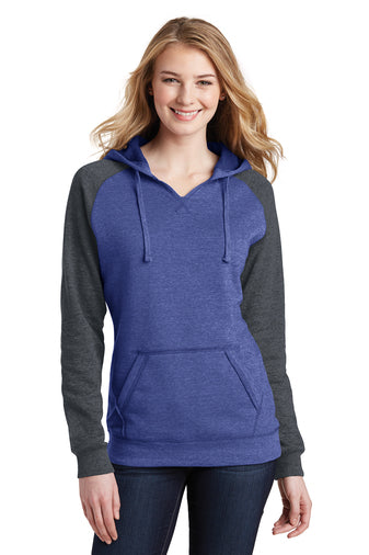 District ® Women’s Lightweight Fleece Raglan Hoodie