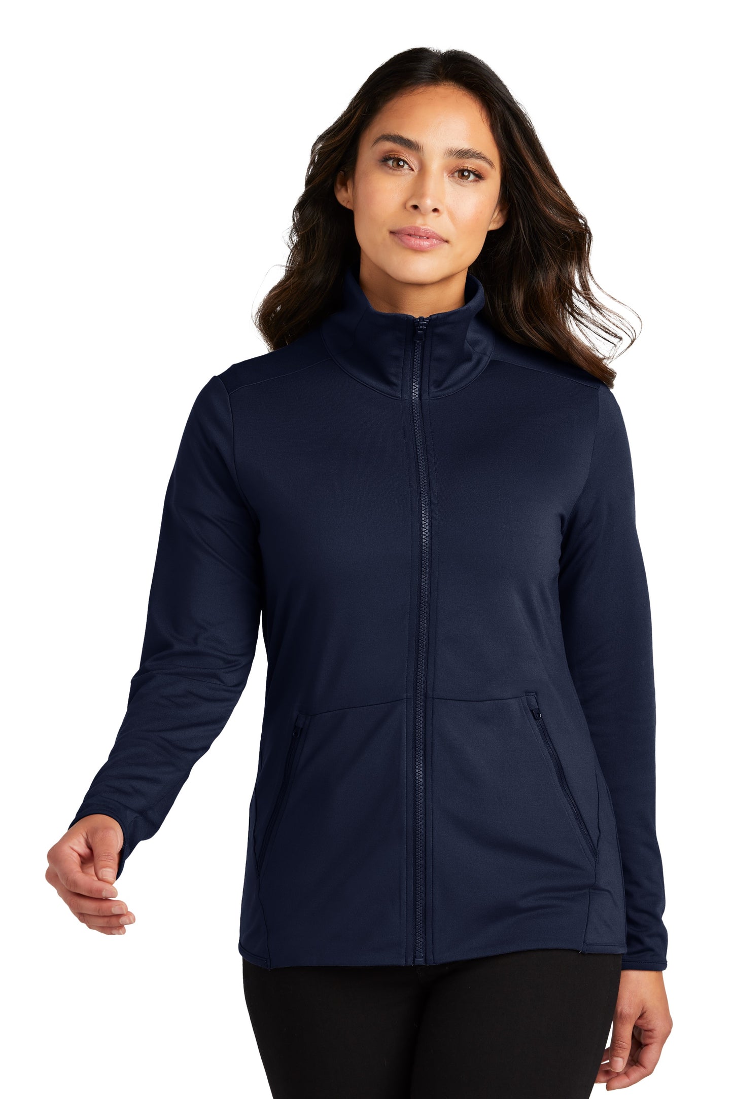 Port Authority® Ladies Accord Stretch Fleece Full-Zip