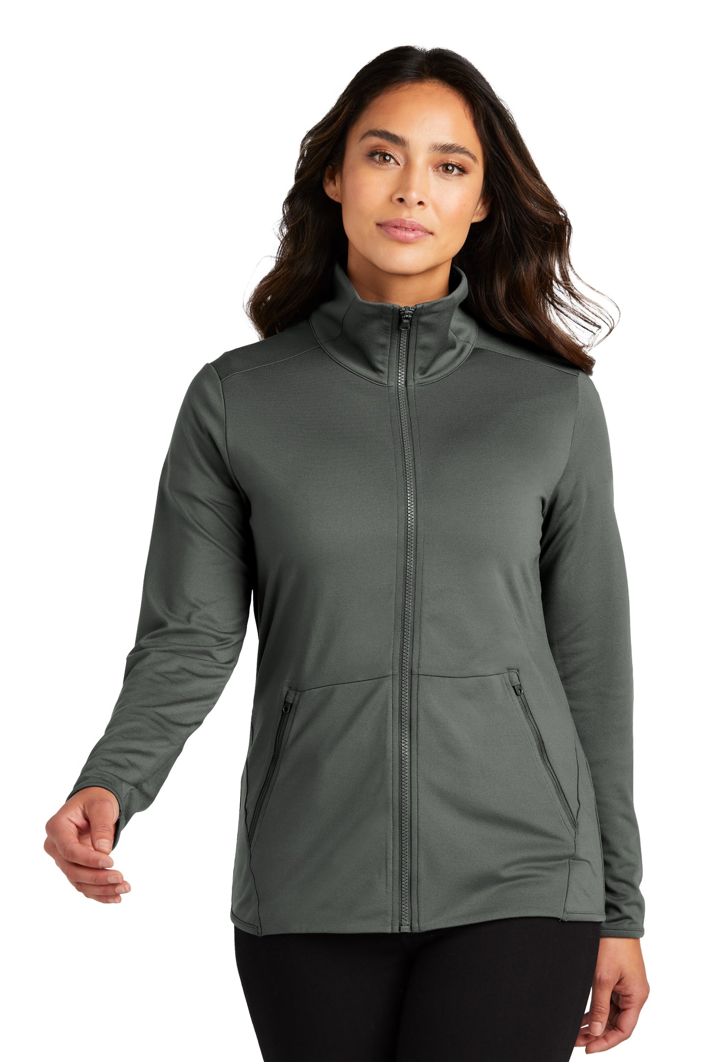 Port Authority® Ladies Accord Stretch Fleece Full-Zip