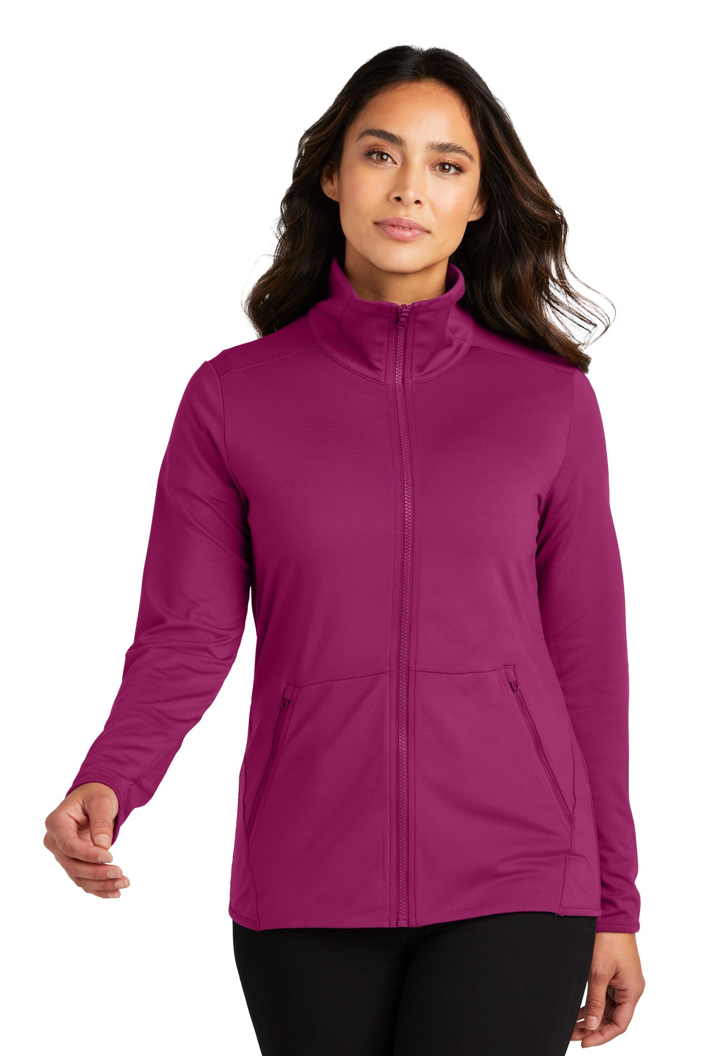 Port Authority® Ladies Accord Stretch Fleece Full-Zip