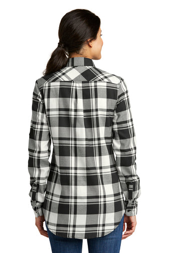 Port Authority® Ladies Plaid Flannel Tunic