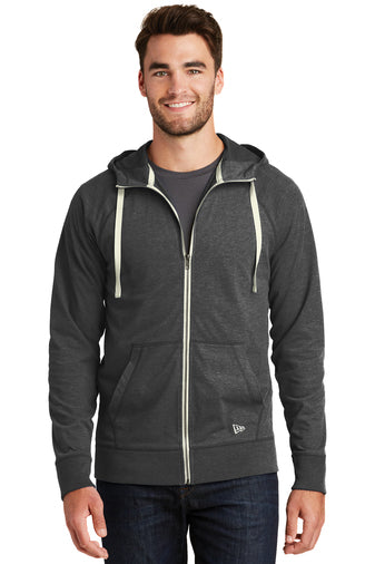 New Era® Sueded Cotton Blend Full-Zip Hoodie