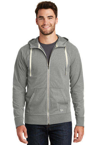 New Era® Sueded Cotton Blend Full-Zip Hoodie