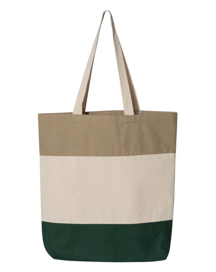 Q-Tees - 11L Tri-Color Tote - Q125900