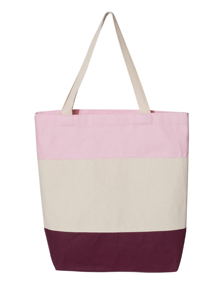 Q-Tees - 11L Tri-Color Tote - Q125900