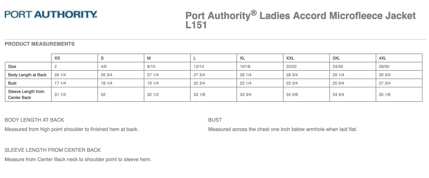 Port Authority® Ladies Accord Microfleece Jacket