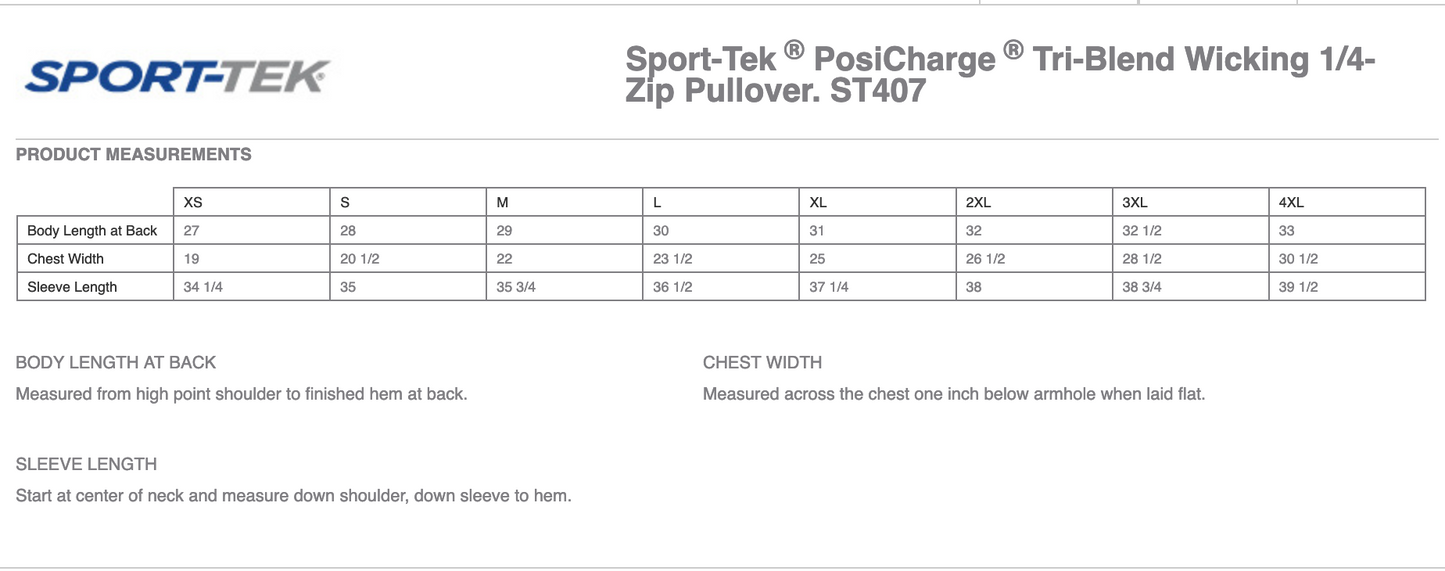 Sport-Tek ® PosiCharge ® Tri-Blend Wicking 1/4-Zip Pullover