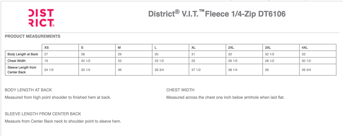 District® V.I.T.™ Fleece 1/4-Zip