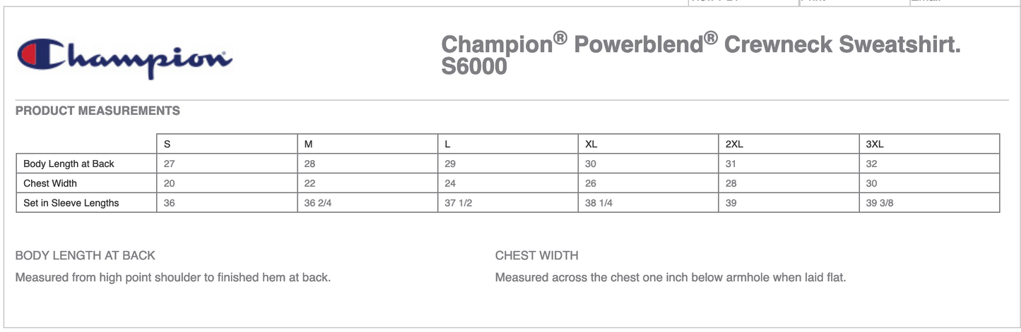 Champion® Powerblend® Crewneck Sweatshirt